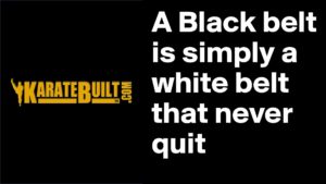 Black Belt White Belt Who Never Quit