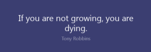 If You're Not Growing Your Dying