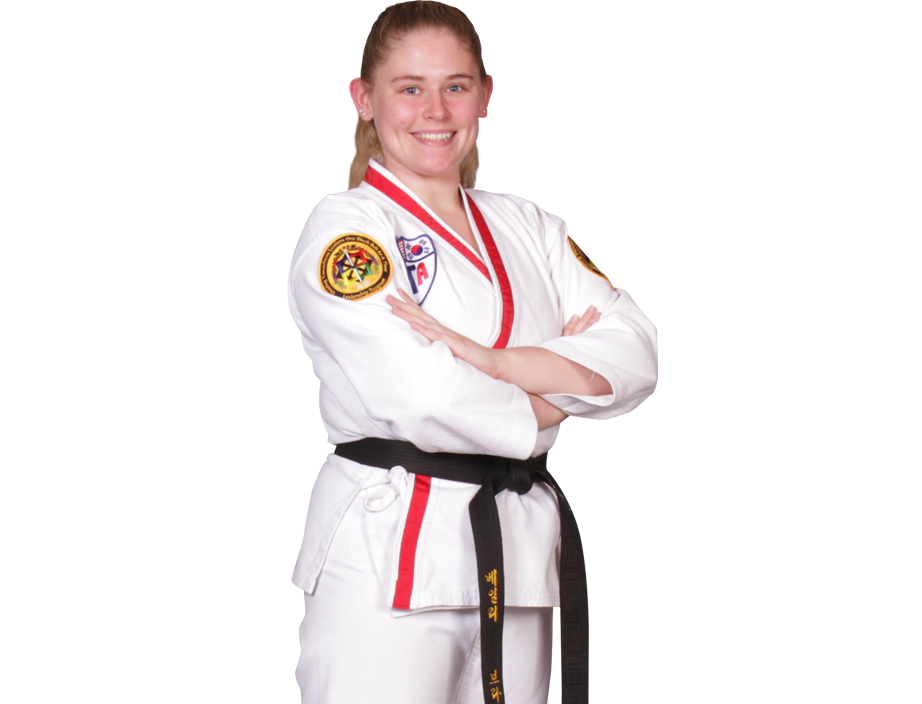 martial arts student woman
