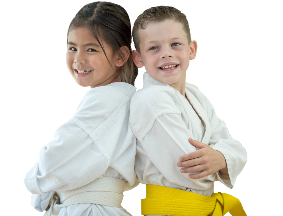 boy and girl martial arts friends