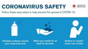 Red Cross Coronavirus Safety Chart