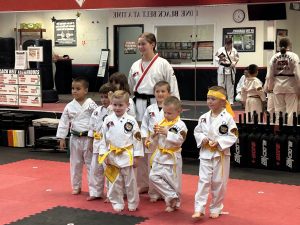 Students training taekwondo at KarateBuilt Cave Creek